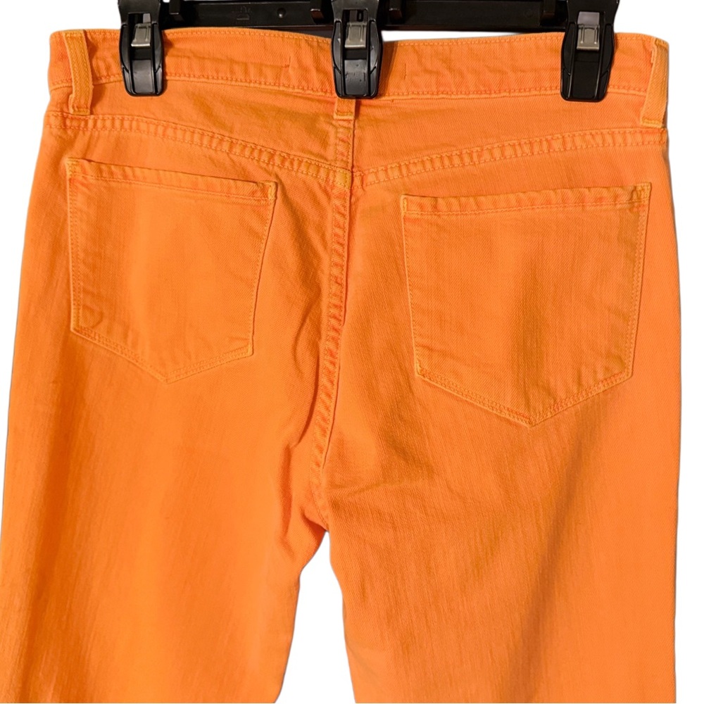 Rare Neon Orange Martini Flare Mid-rise Jeans Women’s Size 29 - Picture 6 of 9